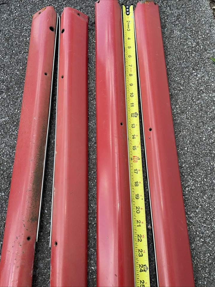 1962 Ford Galaxie Starliner Front Rear 4 Door Garnish Moldings Trim Right Left Foto 4 de 4