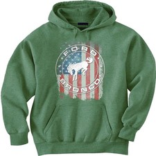 AMERICAN FLAG FORD BRONCO GRAPHIC DESIGN BRONCO OWNER HOODIE SWEATSHIRT FORD