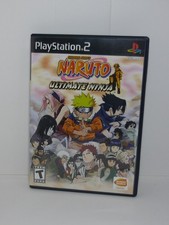 Naruto: Ultimate Ninja (Sony PlayStation 2, 2006) CIB Black Label w/Patch