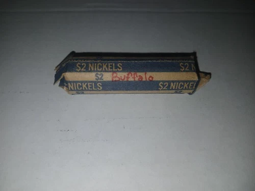 Mixed Date Roll Of 40 Buffalo Nickels
