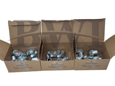 NEW Appleton FFL50 Malleable Iron Pulling Elbows 1/2 IN Female-Female Lot of 28
