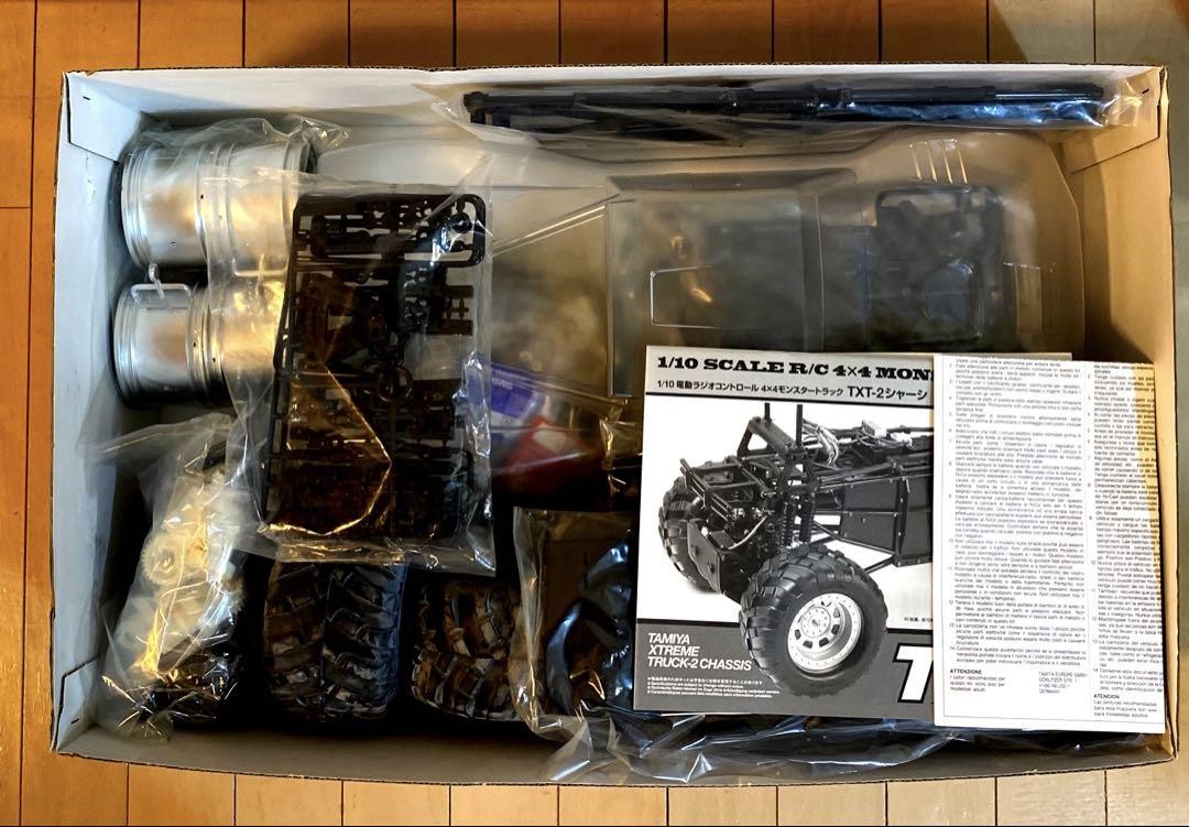 Tamiya 1/10 Agrios TXT-2 4x4 Monster Truck Kit Unopened with Bonus