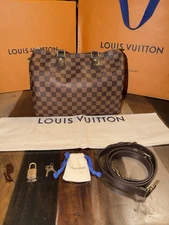 Louis Vuitton Speedy 30 Bandouliere Damier Ebene