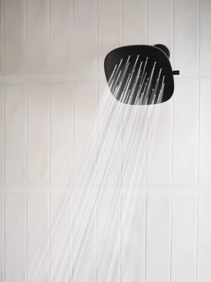 Moen Verso Infiniti Dial Square Rain Shower Head, 7-Inch Diameter Spray Head, — 第 3/4 张图片
