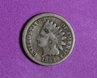 1863- Indian Head One Cent Penny #P34042