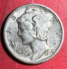 1935D US Mercury SILVER Dime "Denver" Mint! Choice XF! SHARP! Old US Coin!
