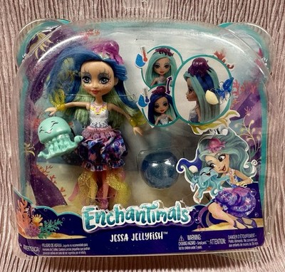 B39 Enchantimals Jessa Jellyfish and Friend Marissa with Accessories Age 4+