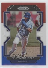 2022 Panini Prizm Tier II Red White & Blue Prizm Whit Merrifield #136 0v7