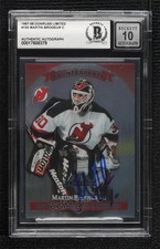 BAS 1997-98 Donruss Limited Martin Brodeur Stephane Fiset BGS Authentic HOF 3c7