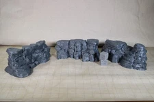 Tabletop Terrain Large Rock Boulder Walls Dnd RPG wargame skirmish 28mm 32mm