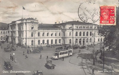 NORGE Norway - OSLO - Østbanestasjonen - Publ. Mittet & Co. 133