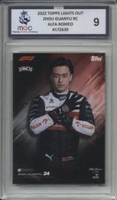 2022 Topps Lights Out Rookie Card -  Zhou Guanyu  Graded MGC-9