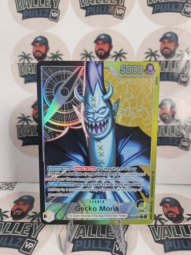 Gecko Moria Leader Alt Art OP14-080 THE AZURE SEA'S SEVEN One Piece TCG English