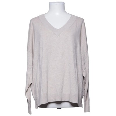 Comma, Strickpullover, Größe: M, Beige, Viskose, Einfarbig, Feinstrick #s02