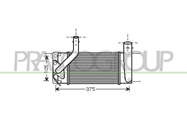 Prasco LadeluftküHler LLK KüHler FüR Toyota Auris 1.4 D-4D Corolla Stufenheck-image
