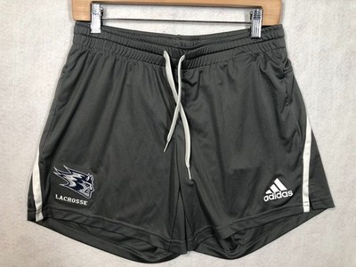University of Wisconsin La Crosse Adidas Team Issued Knit Shorts Gray Women's S