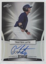 2017 Leaf Metal Draft Black 7/7 Tristen Lutz #BA-TL1 Auto 0ko