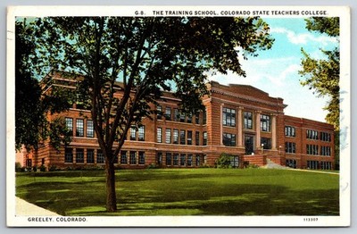 CO, Greeley, Colorado State Teachers College, Training School, Vintage Postcard