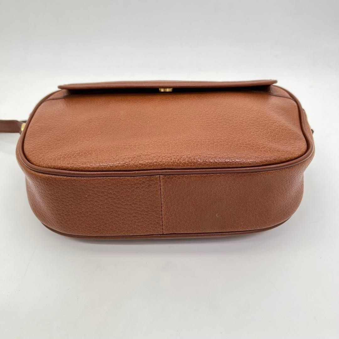 Used Authentic Burberrys Shoulder Bag Crossbody Leather Brown JAPAN 452389 thumbnail 6