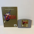 New ListingThe Legend of Zelda: Ocarina of Time (Nintendo 64, N64, 1997) w Instruction Book
