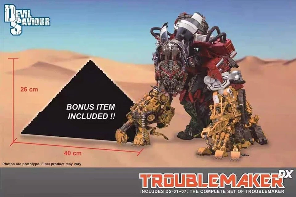 Troublemaker DX Combiner Set of 8 | Devil Saviour - Image 3 of 4