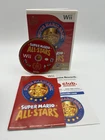 Super Mario All Stars Nintendo Wii Variant CIB W/ Manual & Insert - Tested CLEAN
