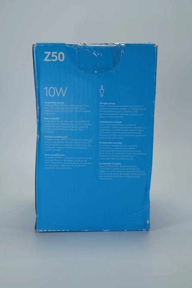 Logitech Z50 Portable Mini Speaker for Smartphone, Tablet & PC, AC Power & 3.5mm - Image 2 of 4