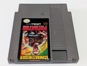 Predator Nintendo NES Authentic Game Cartridge Schwarzenegger Activision Tested