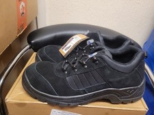 Image of Portwest FT64 Men's Safety Trainers Shoes In Black Size UK 11