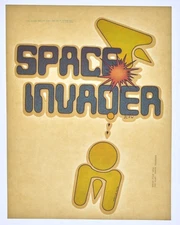 Original VINTAGE 1970s Heat Transfer | Space Invaders