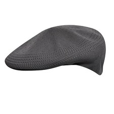 Image of KANGOL Hat 504 Tropic Ventair Summer Flat Cap 0290BC Charcoal Sizes: S - XL
