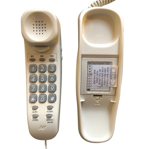 Lenoxx Sound Caller ID Single Line Corded Trim Phone HAC PH540 Vintage