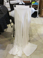 Salsa Tango pants Ballroom WHITE S Dress Hall Miami Valentine USA NWOT
