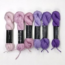 Planet Earth Pepper Pot single strand silk Lilac collection needlepoint embroidr