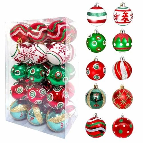 Average size 2024 christmas ball ornament