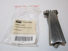 Stainless Steel Two Way Safety Spring Latch 4 7/8 x 7/8