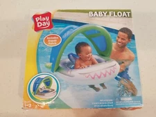 New* Play Day "Shark" Baby Float (32"Wx26.5"Dx21"H) Ages 1-2 