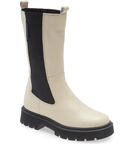 Kurt Geiger London Natural Women's Stint Tall Chelsea Boots, US 6.5