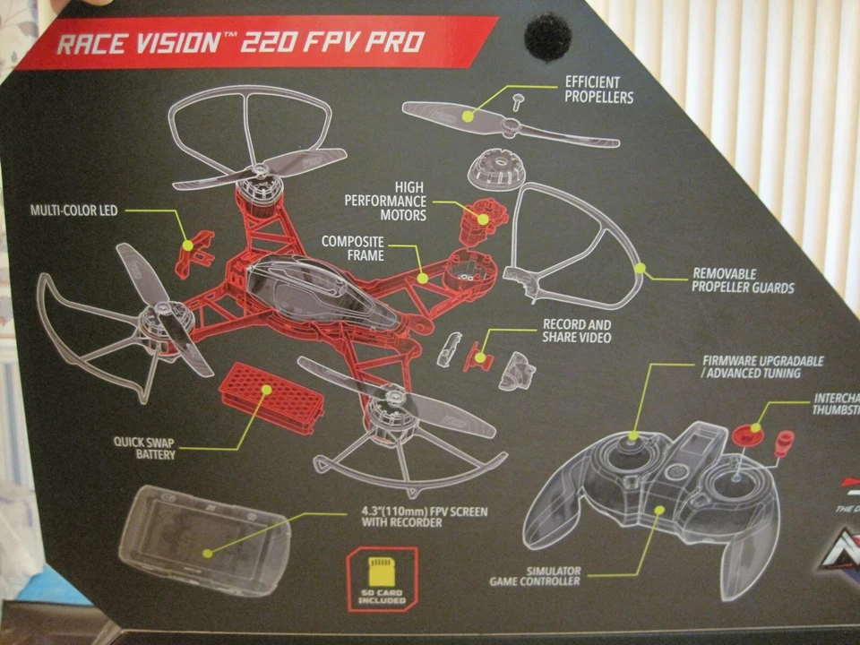 2017 NIKKO AIR RACE VISION 220 FPV PRO DRL RACING DRONE--NEW--UNOPENED - Image 3 of 4