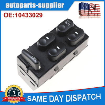 Master Power Window Lock Switch 10433029 for Buick Century Regal 1997-2005