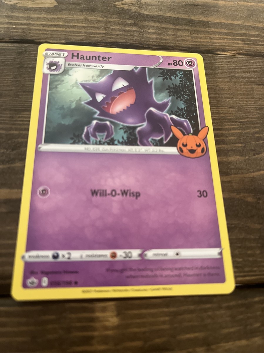 haunter halloween pokemon card Pokémon TCG Haunter Promo (Trick or Trade Halloween) 056/198