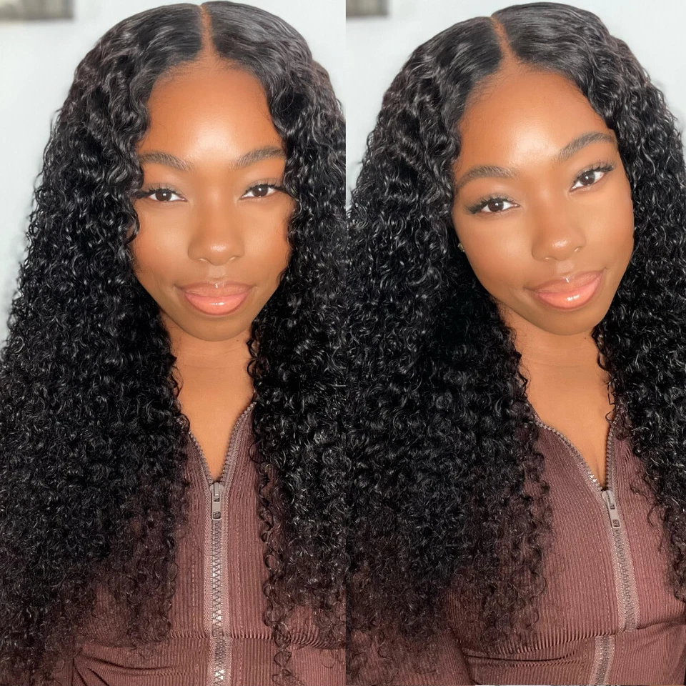 UNice Wig Curly 13x4 Lace Front Human Hair Wigs for Black Women Peruvian Hair US - Image 4 of 4