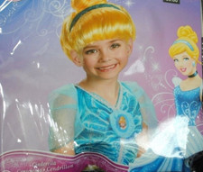 Disguise Princess Cinderella Kids Halloween Wig Cosplay NEW