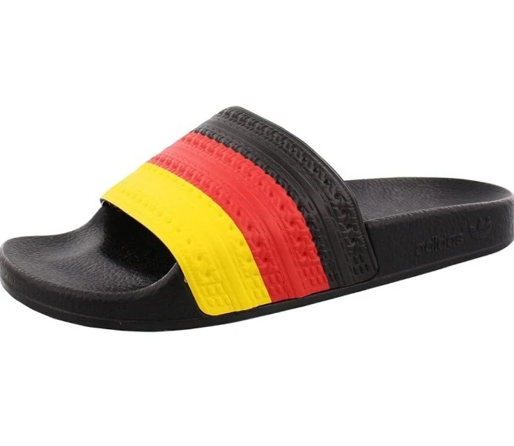 Adidas Adilette da uomo taglia 5 slide nuove con etichette