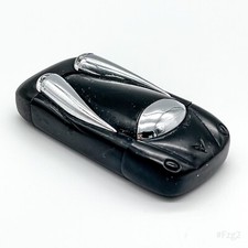 Vintage Lighter Miniature Car Racing Car Dora From Collection - Black/Silver 6cm