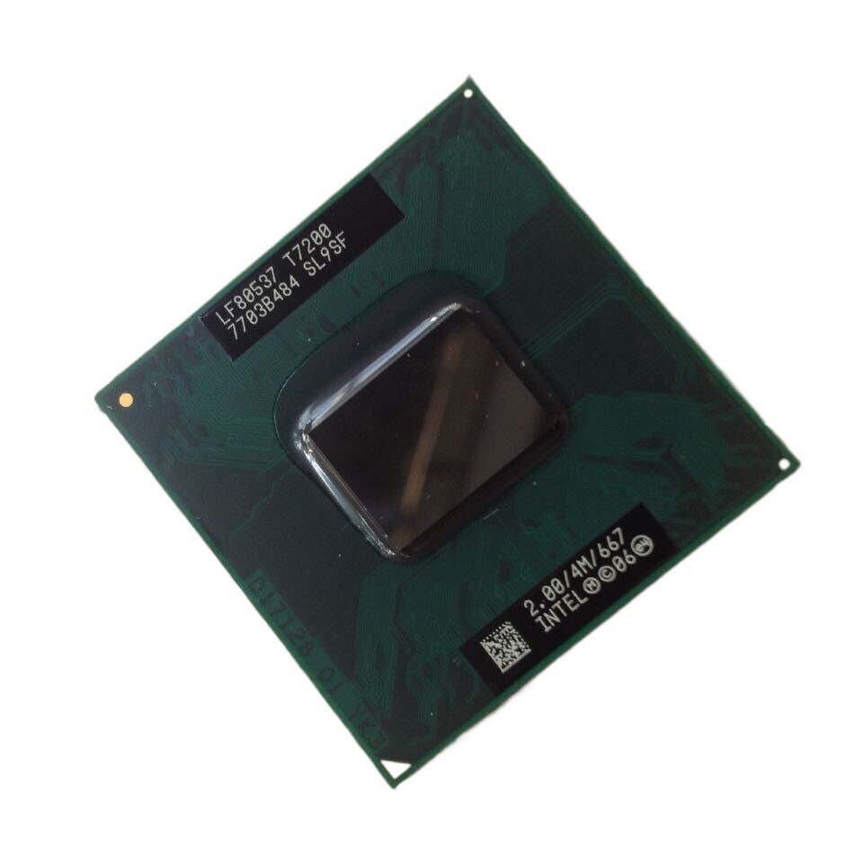 Intel T7200 Socket M Usato Processore Intel Core 2 Duo Mobile T7200 Usato - 2.0 GHz, 4MB Cache, Socket M, Per Laptop Vecchi Processore Intel Core 2 Duo T7200 - Foto 3