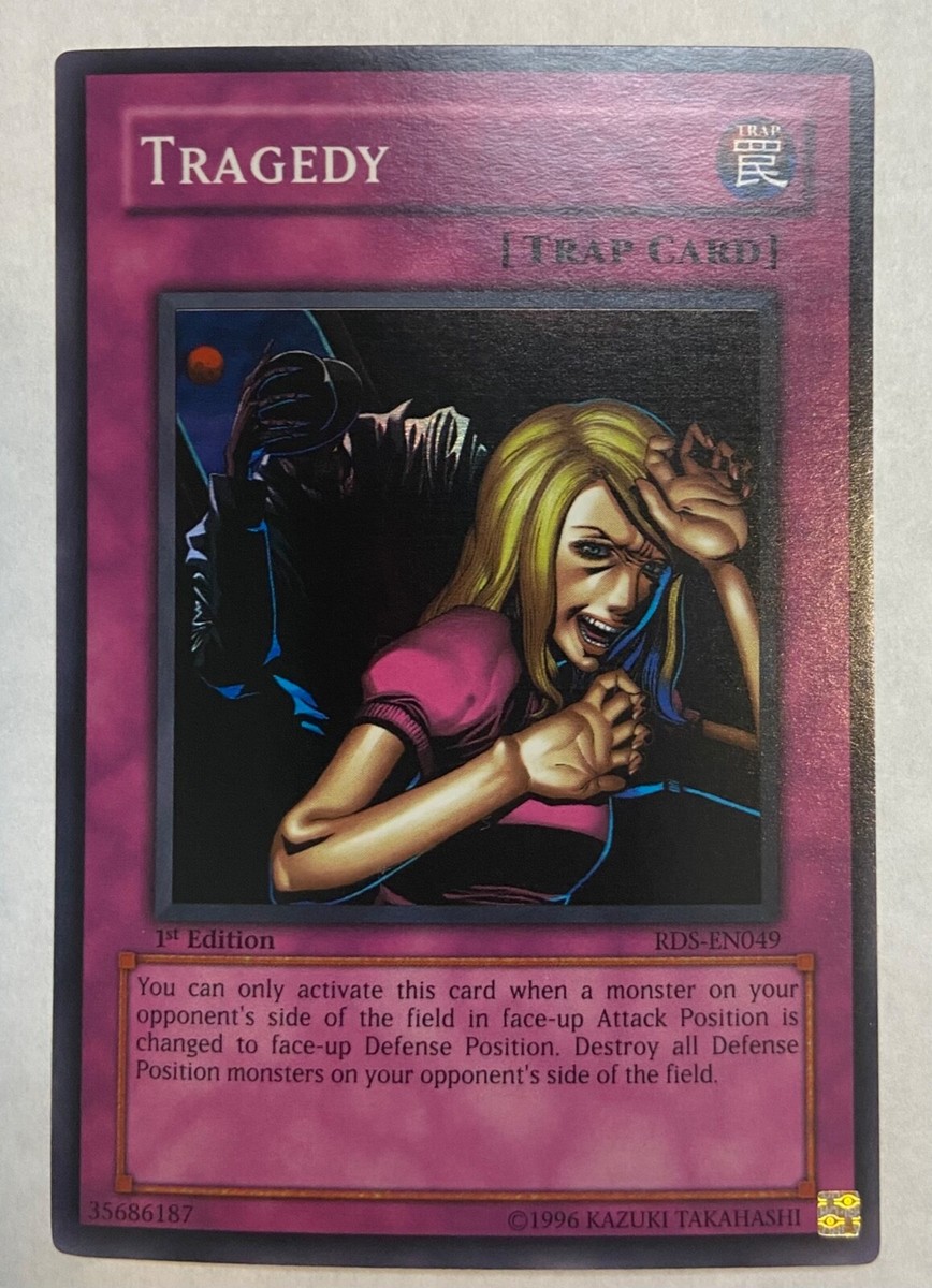 tragedy yugioh card Yu-Gi-Oh! 1st Ed. Foil Card--RDS-EN049 EN018 Rarity Tragedy | Card Details |