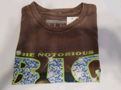 Biggie Smalls Notorious B.I.G. T-shirt-size SMALL- VINTAGE LOOK