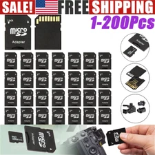 Lot Micro SD Adapter TF to SD HC Converter Memory Card Reader for TransFlash