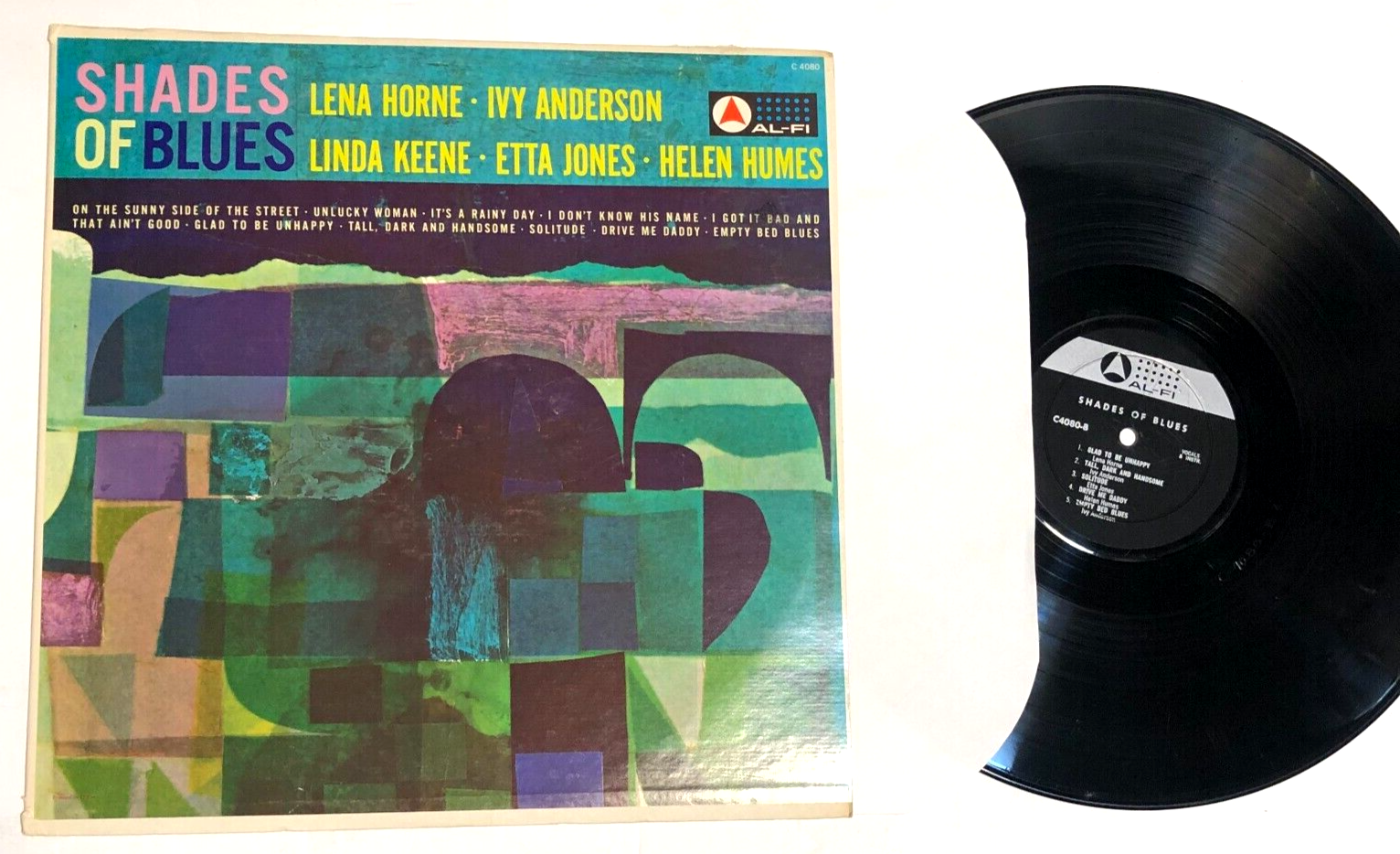 Shades of Blues LP Lena Horne Ivy Anderson Etta Jones Linda Keene Helen Humes